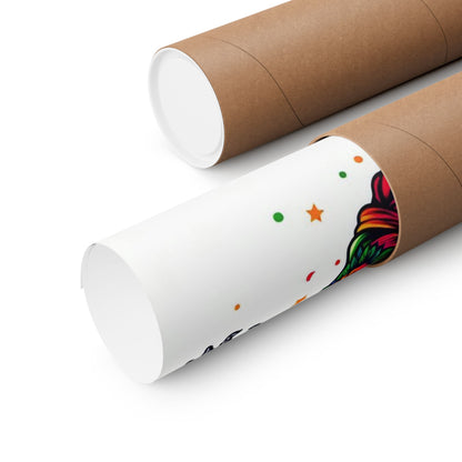 Motivational Art Poster — “Art. Quality. Yours: Print with Zillion!” Matte Vertical Print